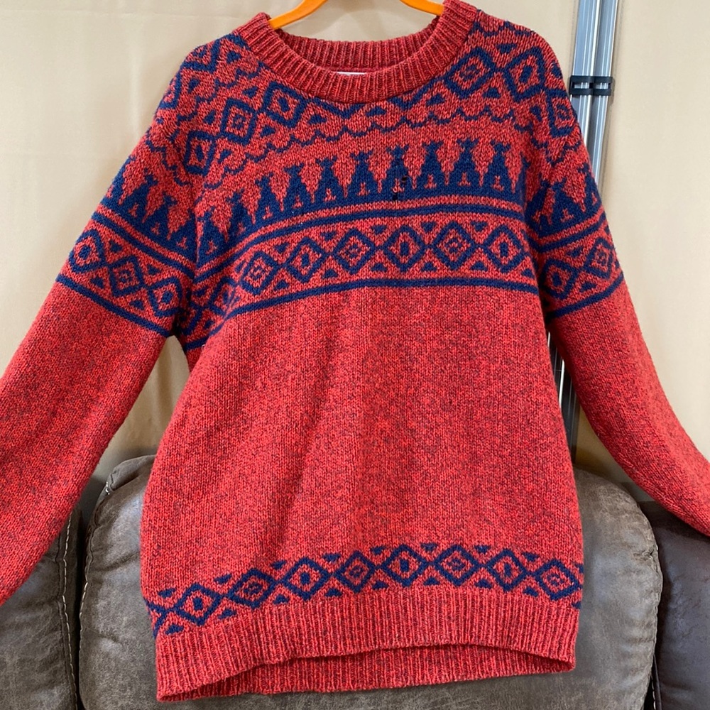 Vintage LL Bean burnt orange sweater